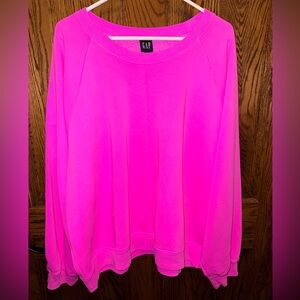 GAP Women's crew neck Sweatshirt in standout pink